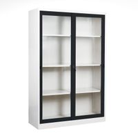 120 cm. Lemari Pintu Kaca Geser - Cupboard-3